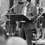 Martin Jürges auf dem Römerberg ca. 1979 Foto: Kurt-Helmuth 